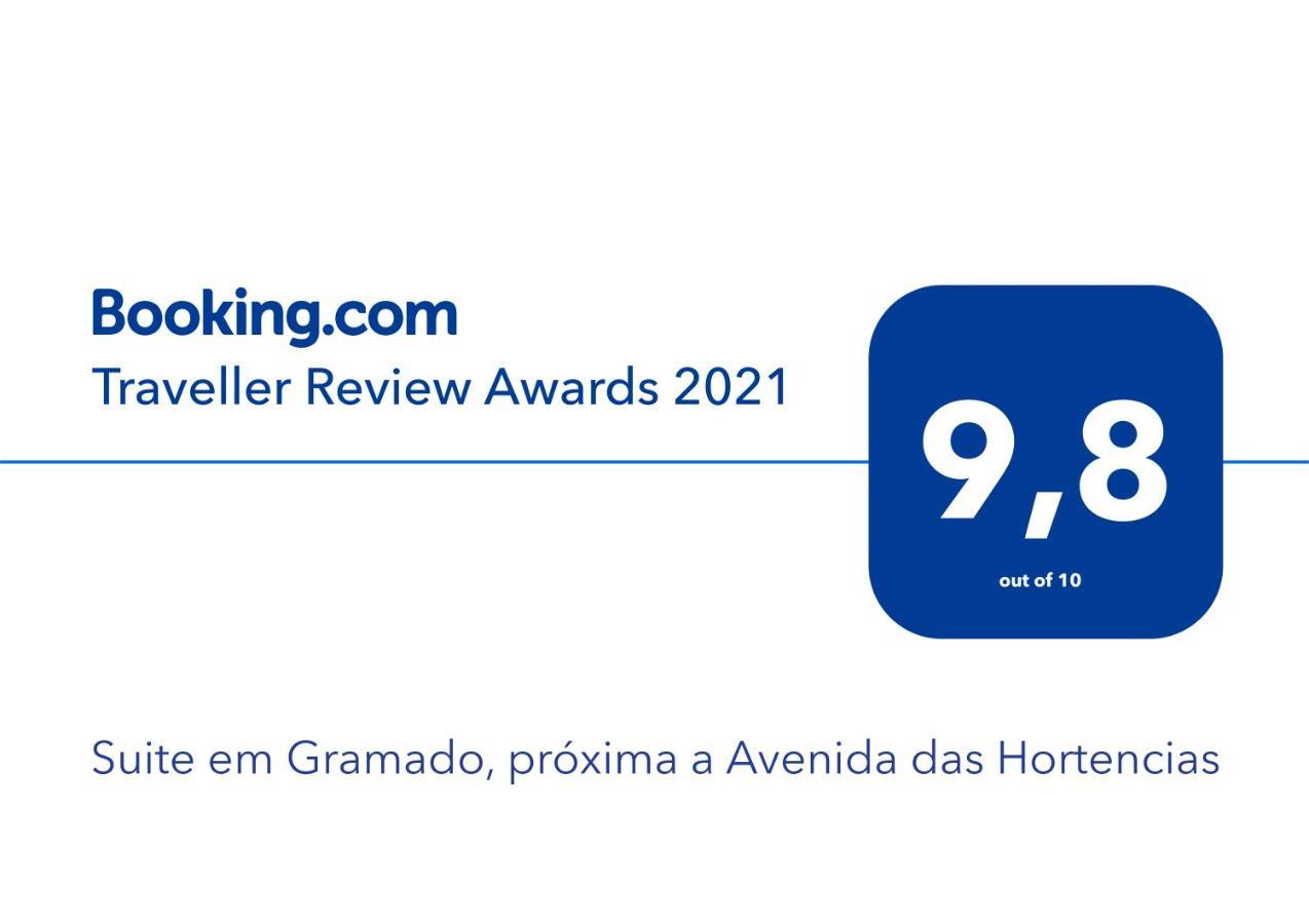 Suite Em Gramado, Proxima A Avenida Das Hortencias Luaran gambar