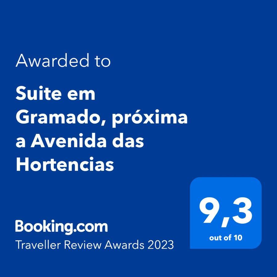 Suite Em Gramado, Proxima A Avenida Das Hortencias Luaran gambar